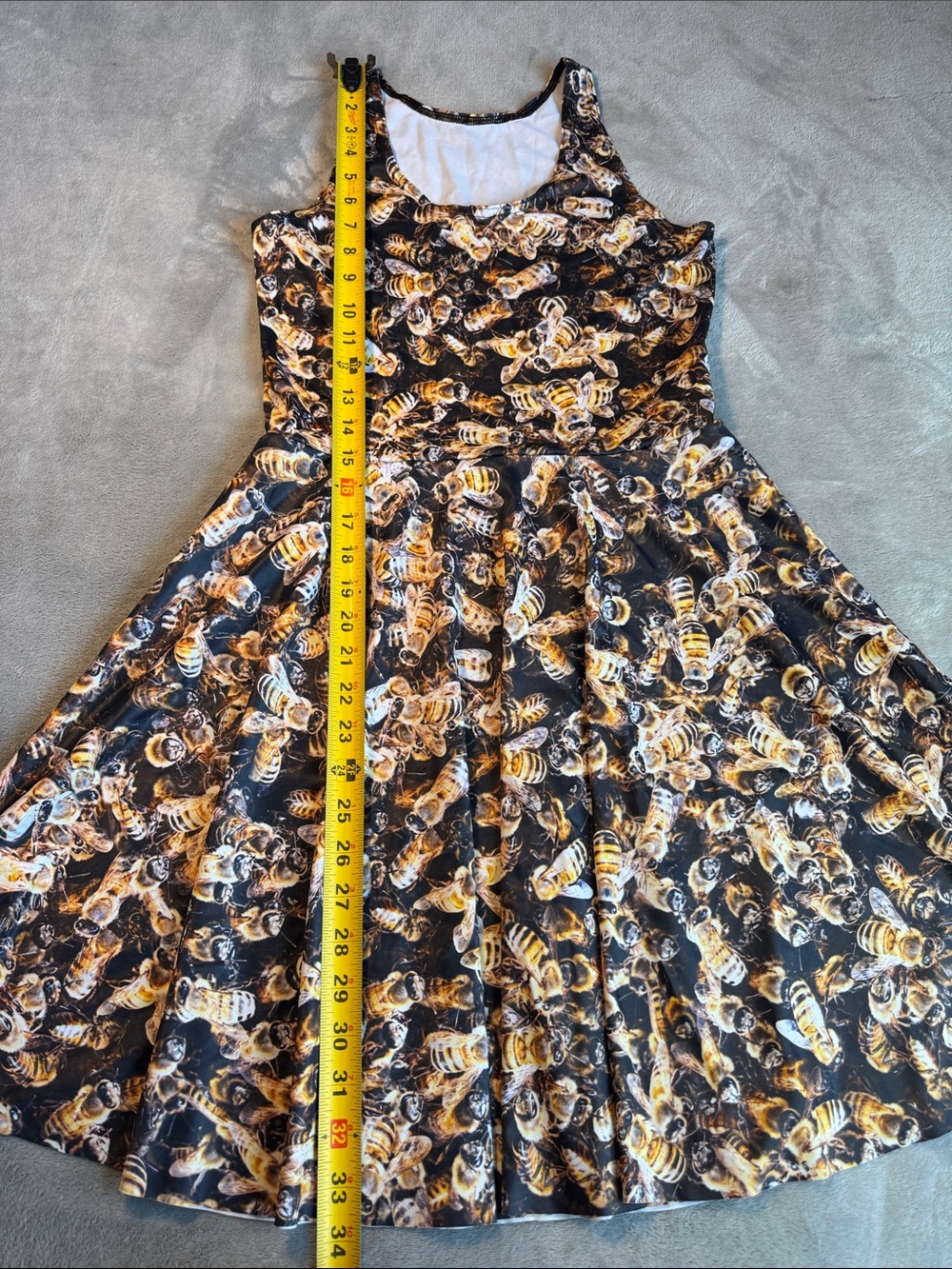 NWOT Blackmilk Bee Reversible Skater Dress ~ LIMITED Size Large - Picture 12 of 12